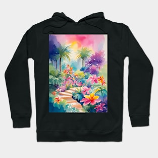 Hawaiian Garden Hoodie